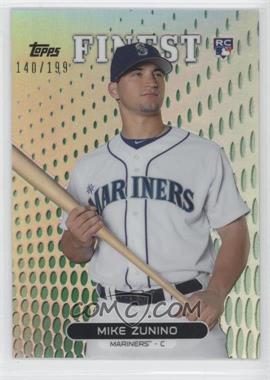 2013 Topps Finest - [Base] - Green Refractor #32 - Mike Zunino /199