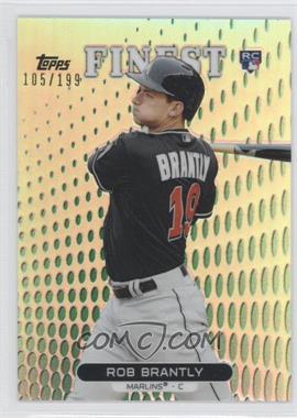 2013 Topps Finest - [Base] - Green Refractor #56 - Rob Brantly /199