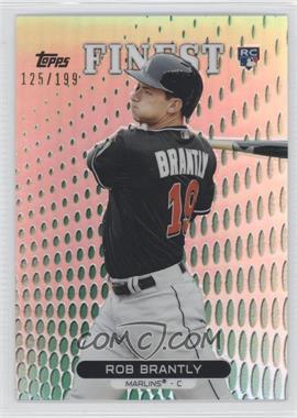 2013 Topps Finest - [Base] - Green Refractor #56 - Rob Brantly /199