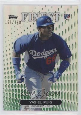 2013 Topps Finest - [Base] - Green Refractor #91 - Yasiel Puig /199