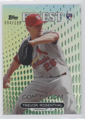 2013 Topps Finest - [Base] - Green Refractor #95 - Trevor Rosenthal /199