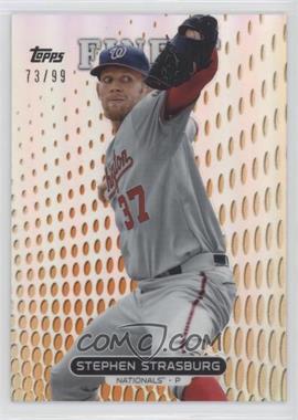 2013 Topps Finest - [Base] - Orange Refractor #20 - Stephen Strasburg /99