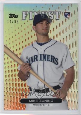 2013 Topps Finest - [Base] - Orange Refractor #32 - Mike Zunino /99