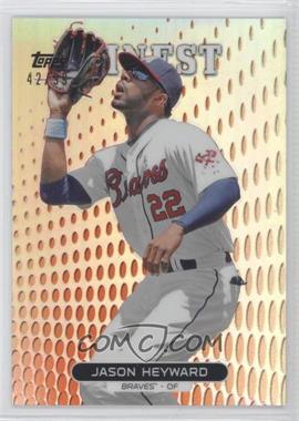 2013 Topps Finest - [Base] - Orange Refractor #34 - Jason Heyward /99