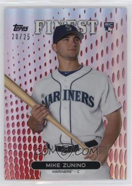 2013 Topps Finest - [Base] - Red Refractor #32 - Mike Zunino /25