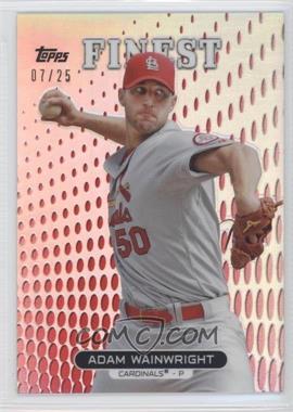 2013 Topps Finest - [Base] - Red Refractor #85 - Adam Wainwright /25