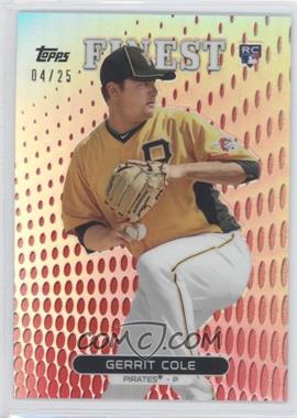 2013 Topps Finest - [Base] - Red Refractor #99 - Gerrit Cole /25