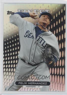 2013 Topps Finest - [Base] - Refractor #40 - Felix Hernandez