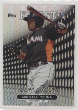 2013 Topps Finest - [Base] - Refractor #58 - Marcell Ozuna [EX to NM]