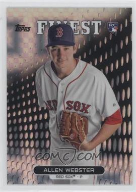 2013 Topps Finest - [Base] - X-Fractor #15 - Allen Webster