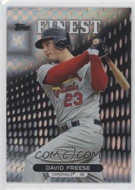 2013 Topps Finest - [Base] - X-Fractor #17 - David Freese