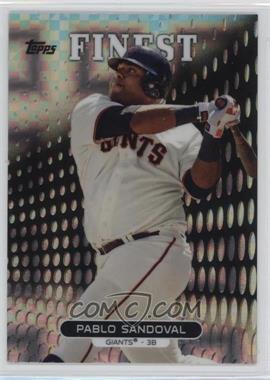 2013 Topps Finest - [Base] - X-Fractor #22 - Pablo Sandoval