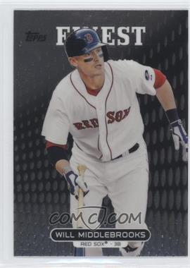 2013 Topps Finest - [Base] #29 - Will Middlebrooks