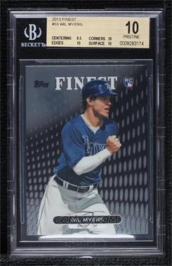 2013 Topps Finest - [Base] #33 - Wil Myers [BGS 10 PRISTINE]