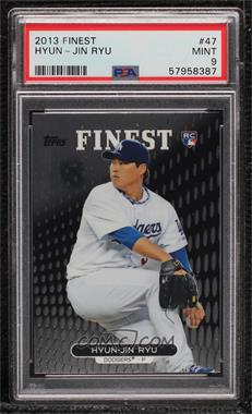 2013 Topps Finest - [Base] #47 - Hyun-jin Ryu [PSA 9 MINT]