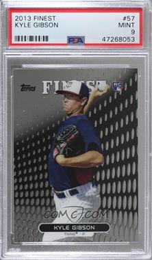 2013 Topps Finest - [Base] #57 - Kyle Gibson [PSA 9 MINT]