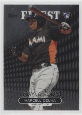 2013 Topps Finest - [Base] #58 - Marcell Ozuna [EX to NM]