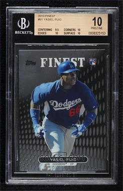 2013 Topps Finest - [Base] #91 - Yasiel Puig [BGS 10 PRISTINE]