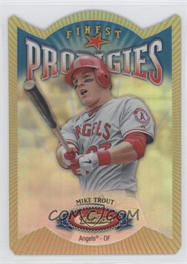 2013 Topps Finest - Finest Prodigies Die-Cut Refractors #P-MT - Mike Trout