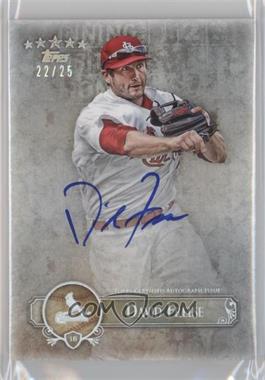 2013 Topps Five Star - Retired and Active Player Autographs - Rainbow Foil #FSBA-DF - David Freese /25