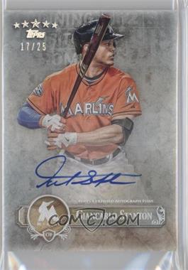 2013 Topps Five Star - Retired and Active Player Autographs - Rainbow Foil #FSBA-GS - Giancarlo Stanton /25