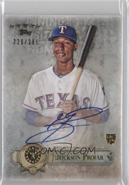 2013 Topps Five Star - Retired and Active Player Autographs #FSBA-JP - Jurickson Profar /386