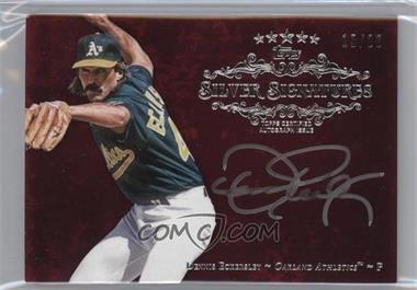 2013 Topps Five Star - Silver Signatures - Red #FSSS-DE - Dennis Eckersley /20 [Noted]