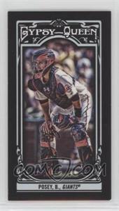 2013 Topps Gypsy Queen - [Base] - Mini Black #110 - Buster Posey /199