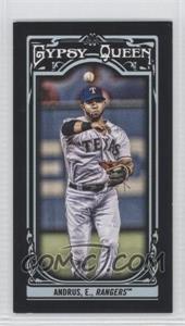 2013 Topps Gypsy Queen - [Base] - Mini Black #124 - Elvis Andrus /199