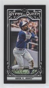 2013 Topps Gypsy Queen - [Base] - Mini Black #250 - Hank Aaron /199