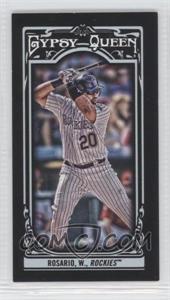 2013 Topps Gypsy Queen - [Base] - Mini Black #325 - Wilin Rosario /199