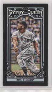 2013 Topps Gypsy Queen - [Base] - Mini Black #340 - Willie Mays /199
