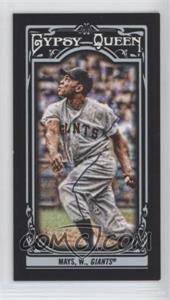 2013 Topps Gypsy Queen - [Base] - Mini Black #340 - Willie Mays /199