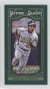 2013 Topps Gypsy Queen - [Base] - Mini Green #121 - Rickey Henderson /99