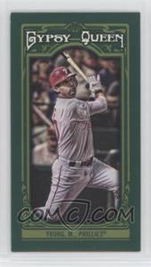 2013 Topps Gypsy Queen - [Base] - Mini Green #298 - Michael Young /99
