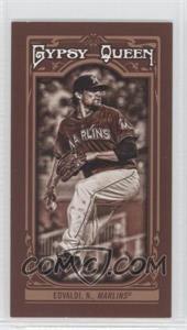 2013 Topps Gypsy Queen - [Base] - Mini Sepia-Tone #55 - Nathan Eovaldi /50