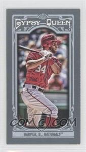 2013 Topps Gypsy Queen - [Base] - Mini #100.3 - Bryce Harper (Batting Follow Through)