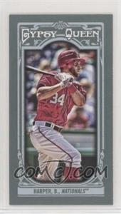 2013 Topps Gypsy Queen - [Base] - Mini #100.3 - Bryce Harper (Batting Follow Through)