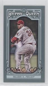 2013 Topps Gypsy Queen - [Base] - Mini #129.1 - Roy Halladay (Ball Behind Glove)