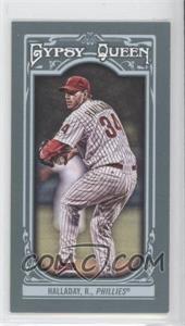 2013 Topps Gypsy Queen - [Base] - Mini #129.1 - Roy Halladay (Ball Behind Glove)