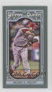 2013 Topps Gypsy Queen - [Base] - Mini #129.2 - Roy Halladay (Pitching Follow Through)