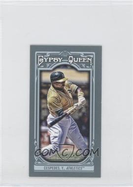 2013 Topps Gypsy Queen - [Base] - Mini #172.1 - Yoenis Cespedes (Yellow Jersey)