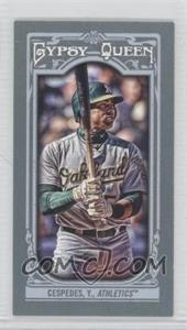 2013 Topps Gypsy Queen - [Base] - Mini #172.2 - Yoenis Cespedes (White Jersey)