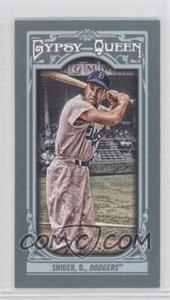 2013 Topps Gypsy Queen - [Base] - Mini #180.2 - Duke Snider (Facing Sideways)