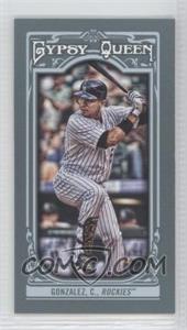 2013 Topps Gypsy Queen - [Base] - Mini #273.1 - Carlos Gonzalez (White Jersey)