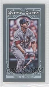 2013 Topps Gypsy Queen - [Base] - Mini #34.1 - David Freese (bat released)