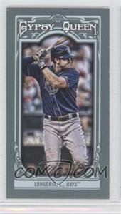 2013 Topps Gypsy Queen - [Base] - Mini #44.1 - Evan Longoria (batting, blue jersey)