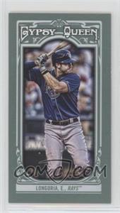 2013 Topps Gypsy Queen - [Base] - Mini #44.1 - Evan Longoria (batting, blue jersey)