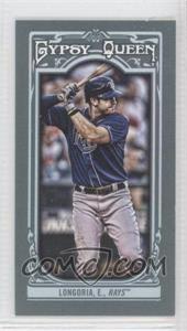 2013 Topps Gypsy Queen - [Base] - Mini #44.1 - Evan Longoria (batting, blue jersey)