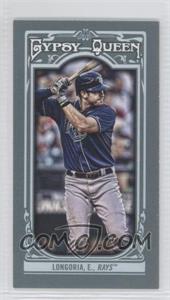 2013 Topps Gypsy Queen - [Base] - Mini #44.1 - Evan Longoria (batting, blue jersey)